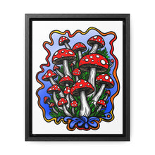 Load image into Gallery viewer, Magic Mushrooms Framed Canvas