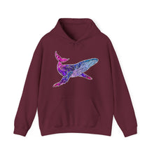 Load image into Gallery viewer, Blue & Pink Humpback hoodie