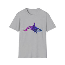 Load image into Gallery viewer, Blue & Pink Orca t-shirt