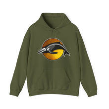 Load image into Gallery viewer, Gold Humpback Skeleton hoodie