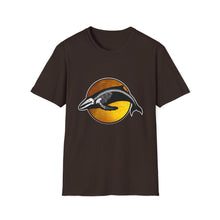 Load image into Gallery viewer, Gold Humpback Skeleton t-shirt