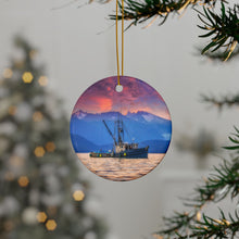 Load image into Gallery viewer, Sunset Fishing Ornament
