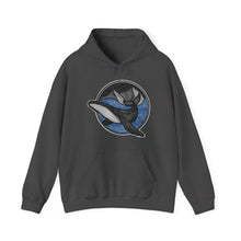 Load image into Gallery viewer, Blue Humpback hoodie