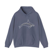 Load image into Gallery viewer, Orca Skeleton hoodie