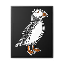 Load image into Gallery viewer, Puffin Framed Canvas