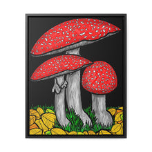 Load image into Gallery viewer, Amanita Muscaria Framed Canvas