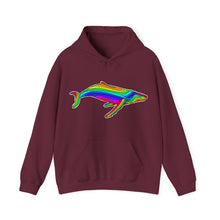 Load image into Gallery viewer, Rainbow Whale hoodie