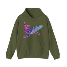 Load image into Gallery viewer, Blue & Pink Humpback hoodie