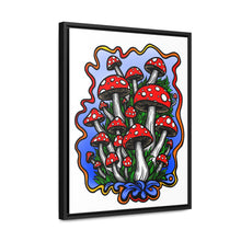 Load image into Gallery viewer, Magic Mushrooms Framed Canvas