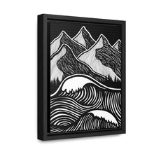 Load image into Gallery viewer, Stormy Seas Framed Canvas