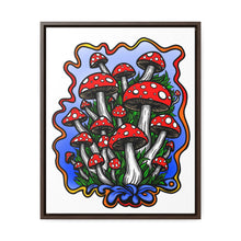 Load image into Gallery viewer, Magic Mushrooms Framed Canvas
