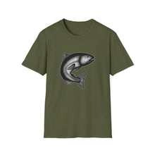 Load image into Gallery viewer, Jumping Salmon t-shirt