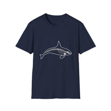 Load image into Gallery viewer, Orca Skeleton t-shirt