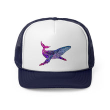 Load image into Gallery viewer, Blue & Pink Humpback Trucker Hat