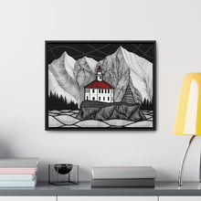Load image into Gallery viewer, Eldred Rock Lighthouse Framed Canvas