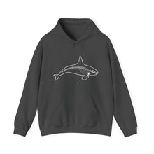Load image into Gallery viewer, Orca Skeleton hoodie
