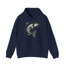 Load image into Gallery viewer, Jumping Salmon hoodie
