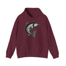 Load image into Gallery viewer, Jumping Salmon hoodie
