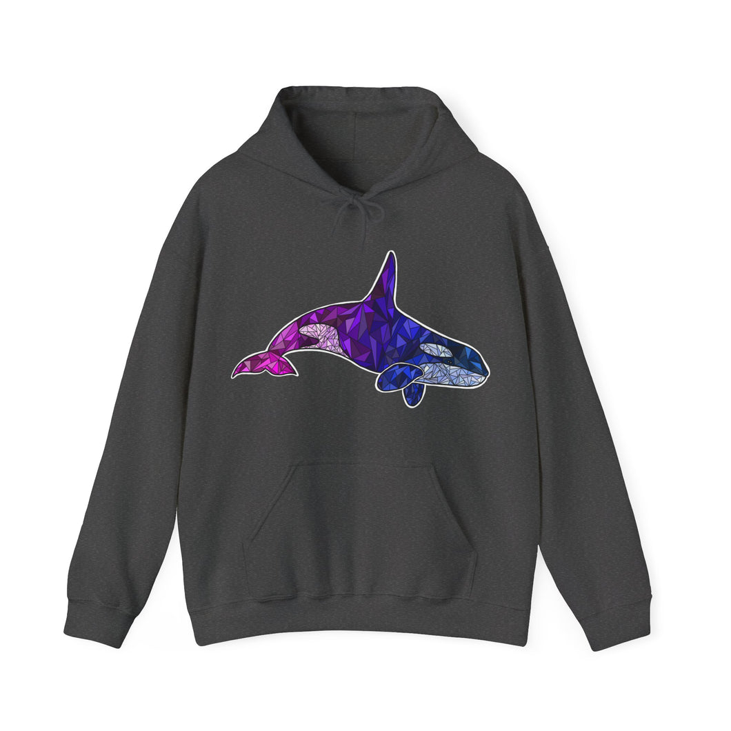 Blue & Pink Orca hoodie