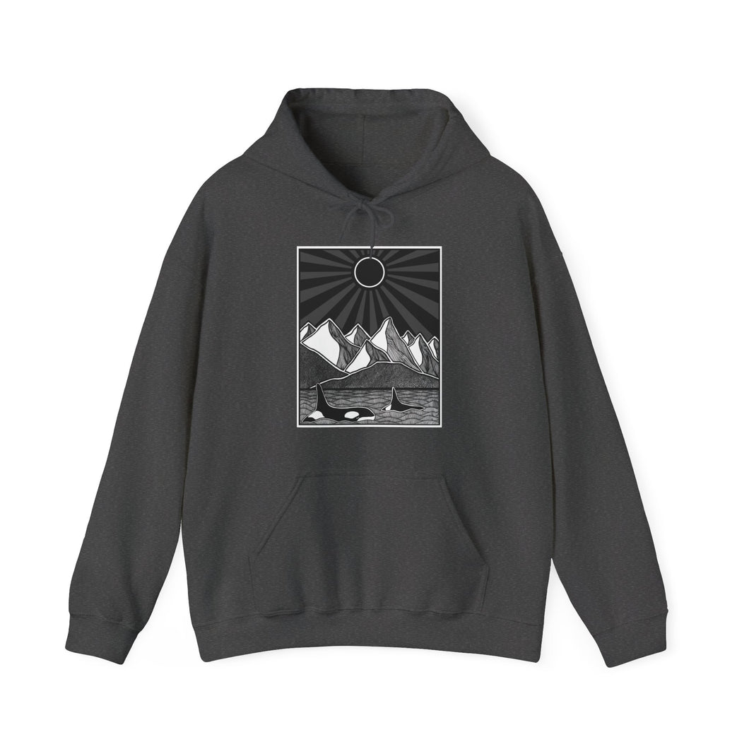 Two Orcas hoodie