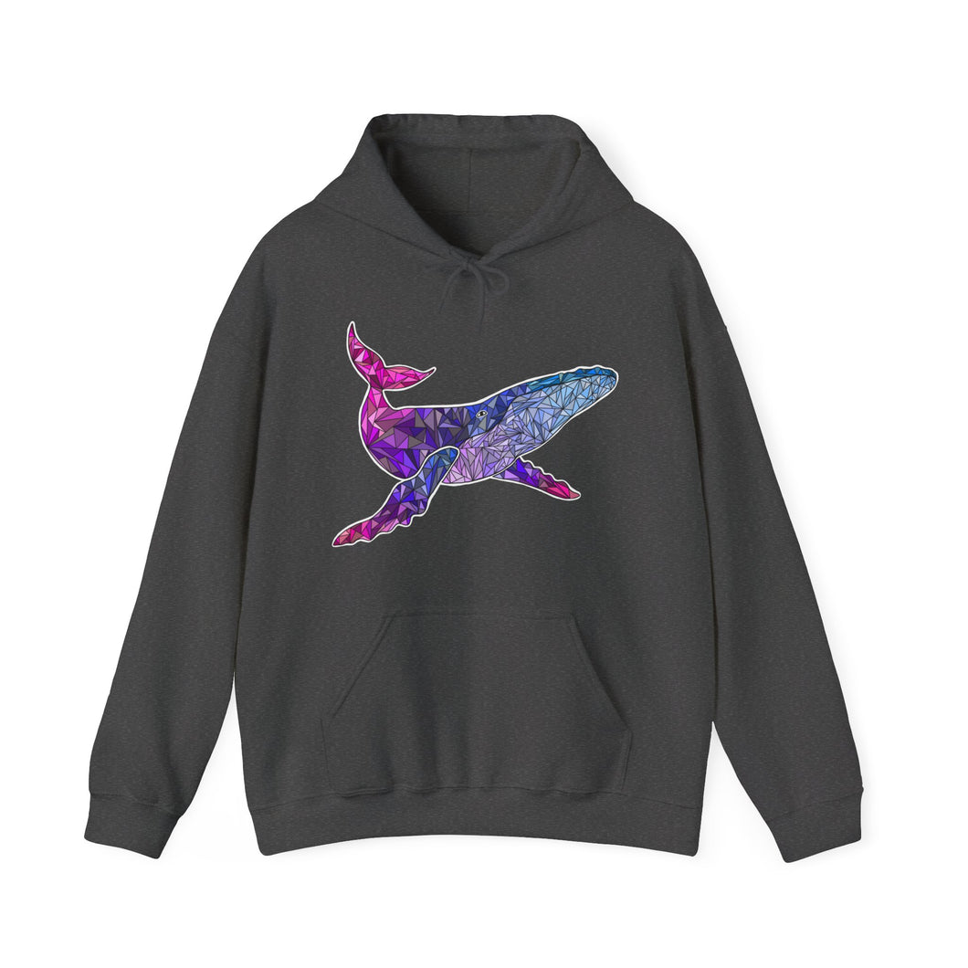 Blue & Pink Humpback hoodie