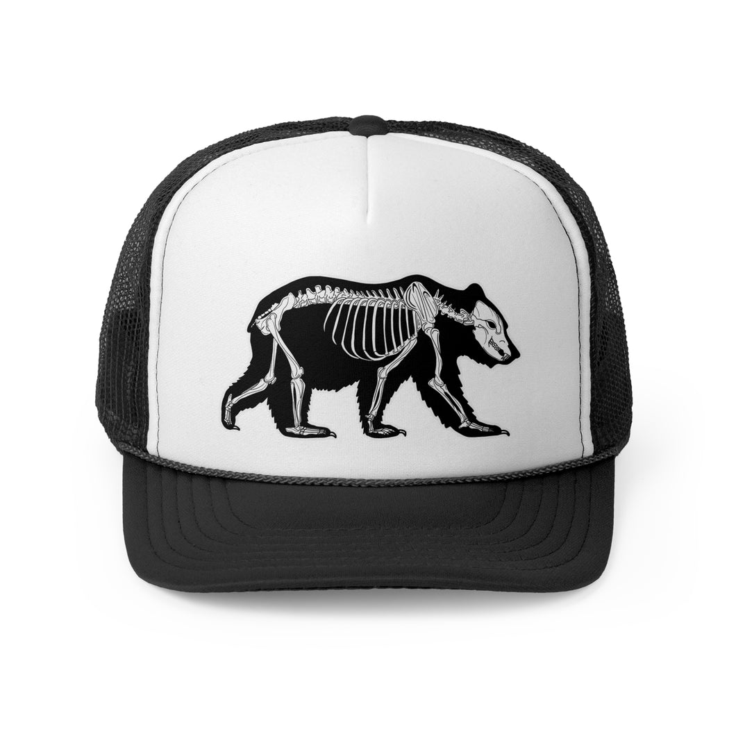 Bear Skeleton Trucker Hat