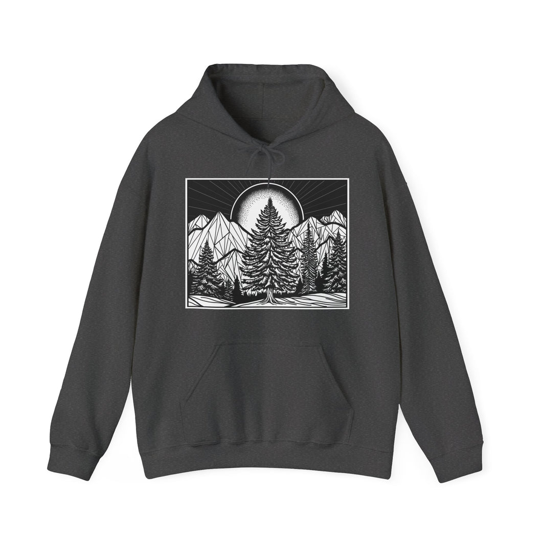 Winter Moonrise hoodie