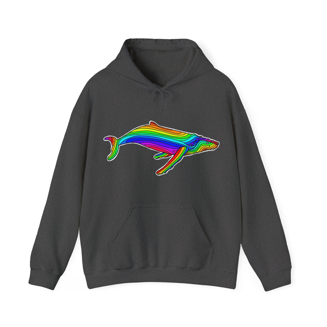 Rainbow Whale hoodie