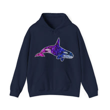 Load image into Gallery viewer, Blue &amp; Pink Orca hoodie
