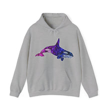 Load image into Gallery viewer, Blue &amp; Pink Orca hoodie
